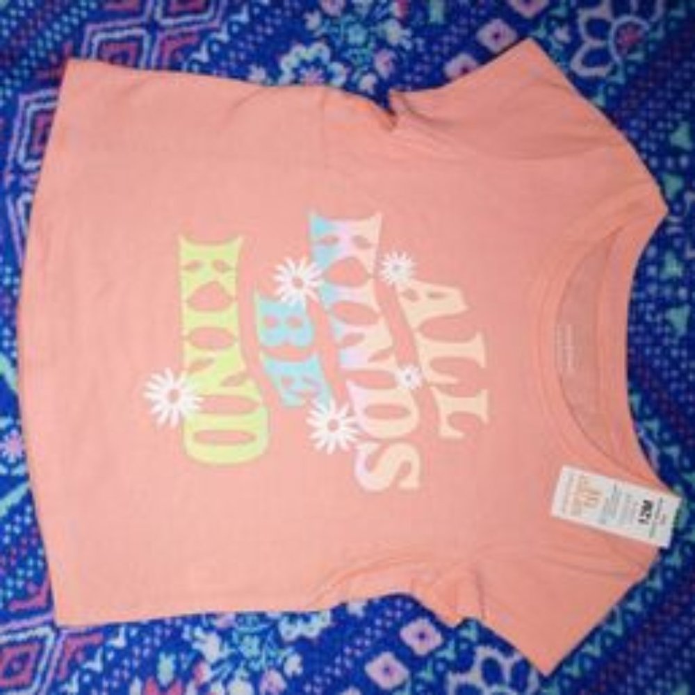 Jumping Beans baby girl graphic t-shirt ALL KINDS BE KIND 12 month k-216